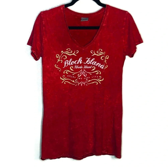 Emu women’s tee from Block Island Rhode Island L. - Picture 1 of 6